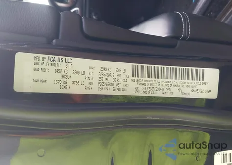 2015 Jeep Grand Cherokee Limited from USA, damaged, VIN 1C4RJFBG8FC890448